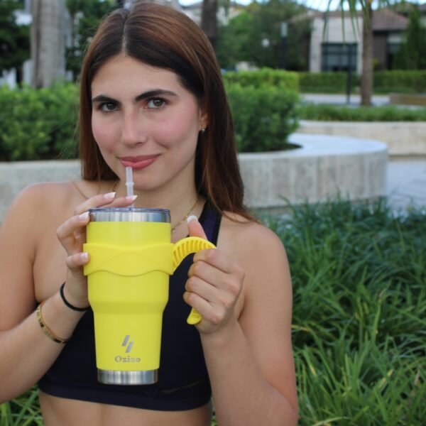 30 oz Insulated Mug With Straw