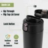 18oz Insulated Tumbler Bottle