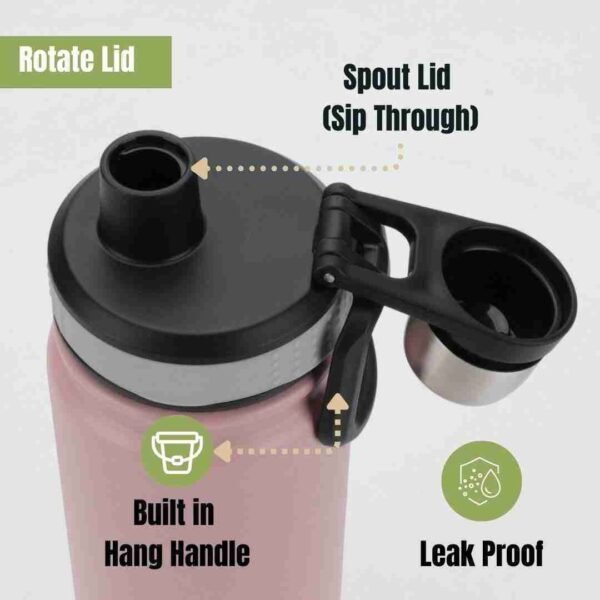 22oz Insulated Stainless Steel Shaker Bottle